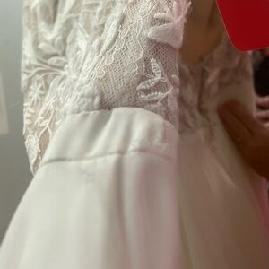 Elegant White Lace Dress